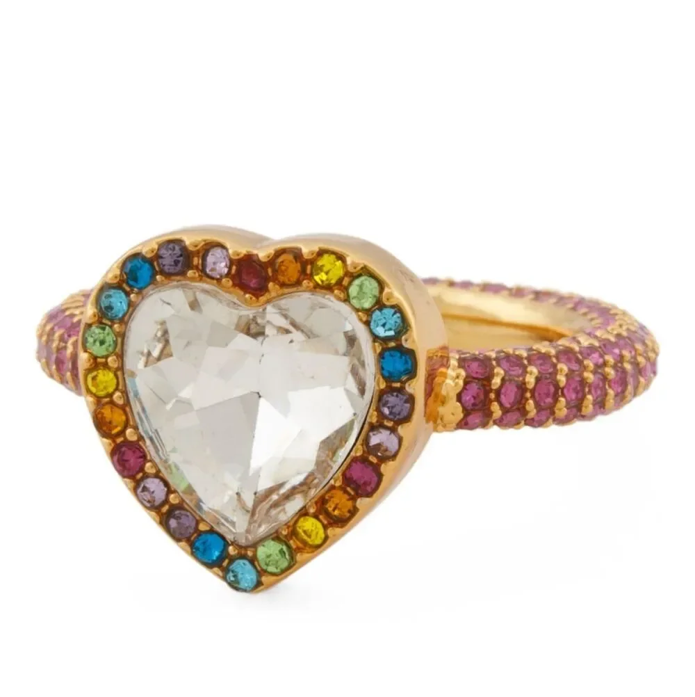 NEW Kurt Geiger Heart Ring Sz 8
